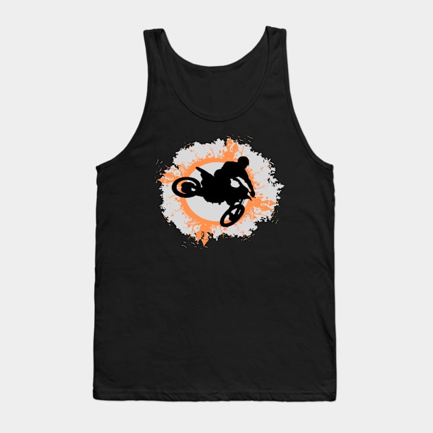 Dirt  bike logo Tank Top by TeeProDesigns